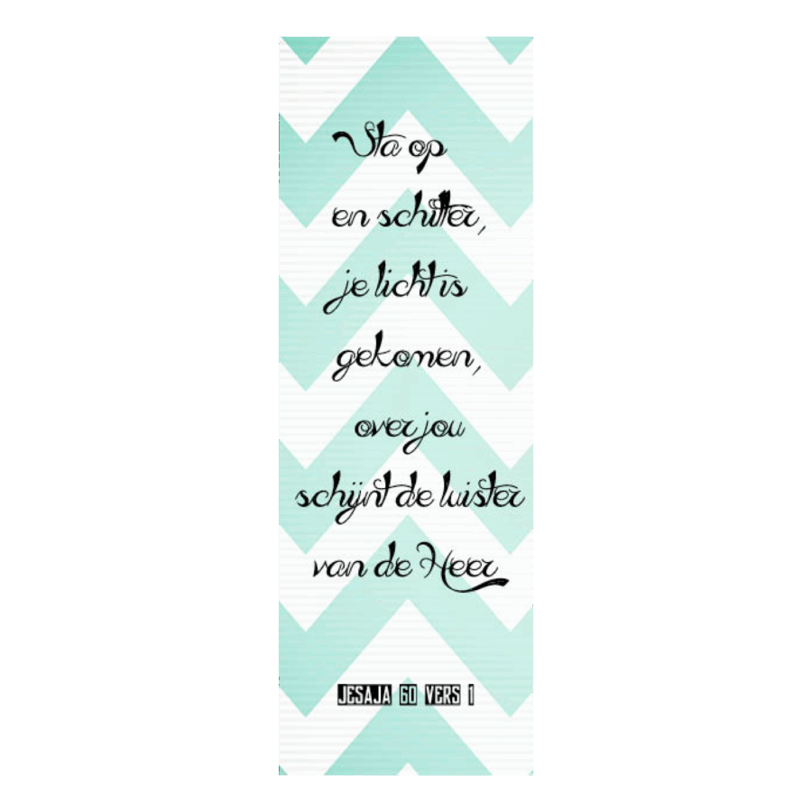 Boekenlegger sta op en schitter