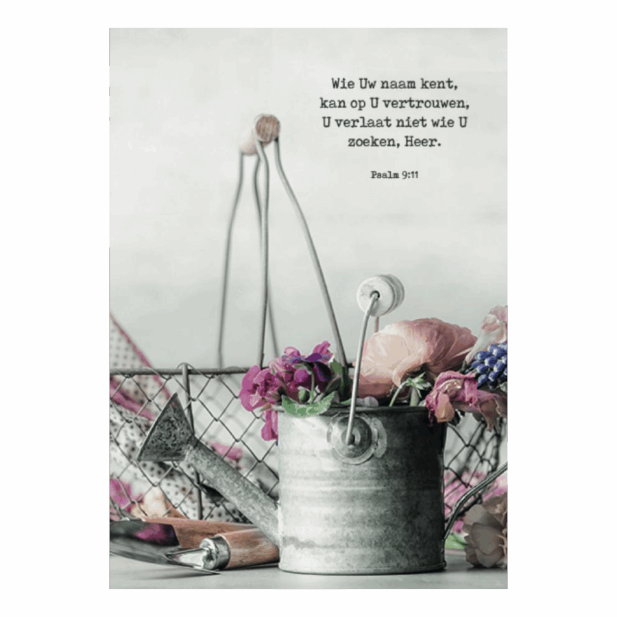 Poster A4 'Wie Uw naam kent'