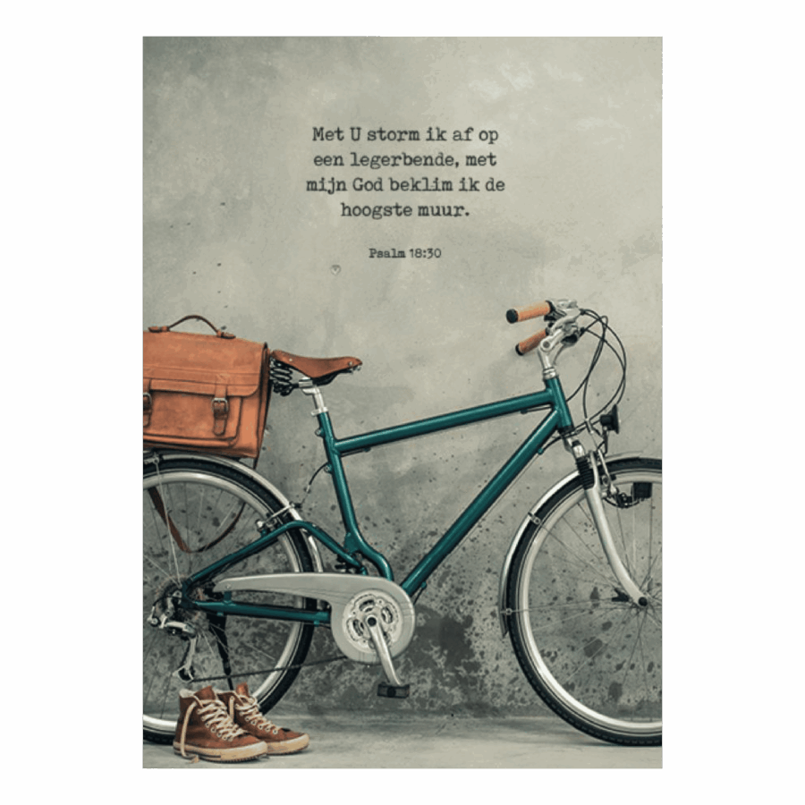 Poster A4 'Met U storm ik af'