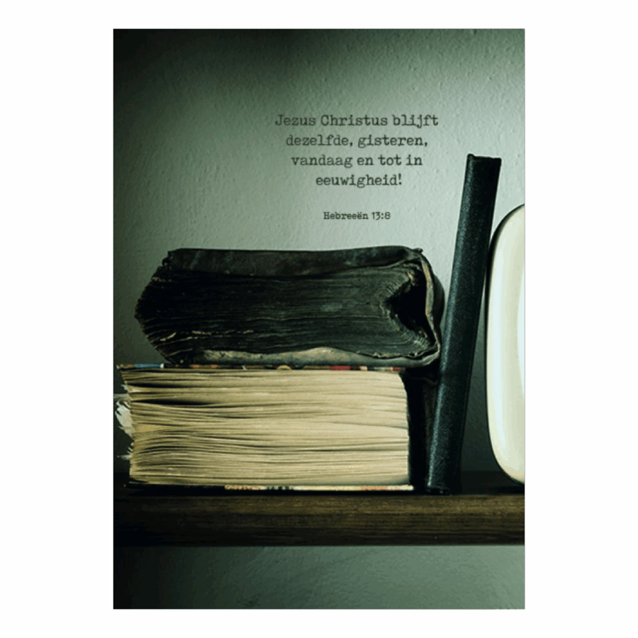 Poster A4 'Jezus Christus blijft hetzelfde'
