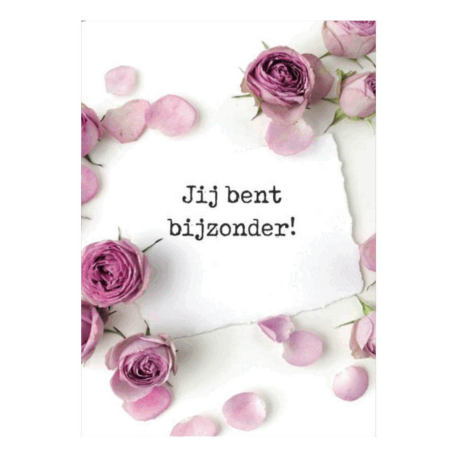 Kaartenpakket - 25 stuks  'Jij bent bijzonder'