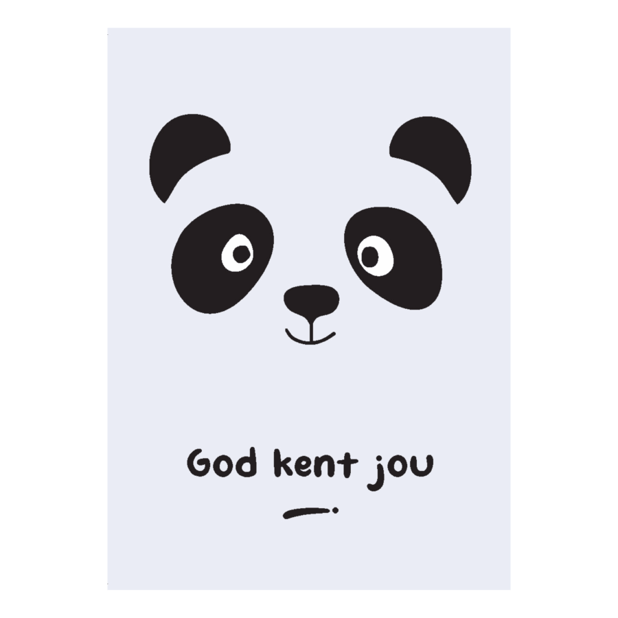 Kinderkaart 'God kent jou'