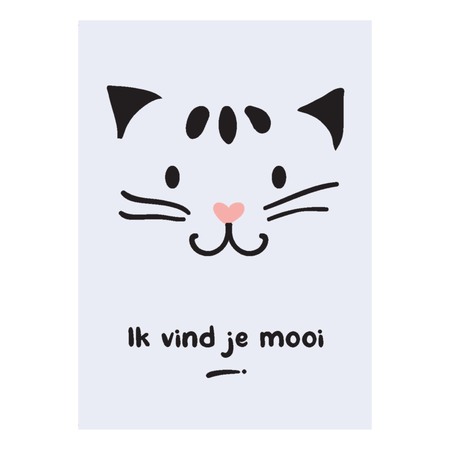 Kinderkaart 'Mooi'