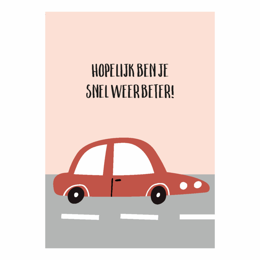 Kinderkaart 'Snel beter'