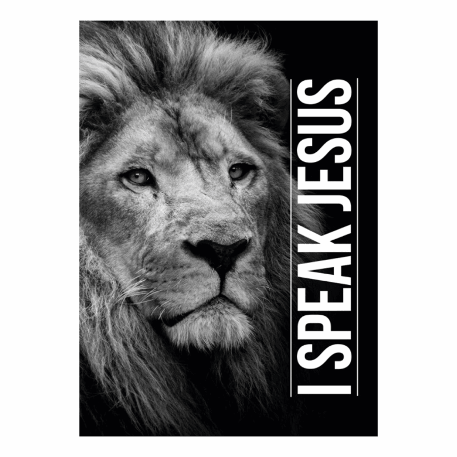Poster 'I speak Jesus - Lion'