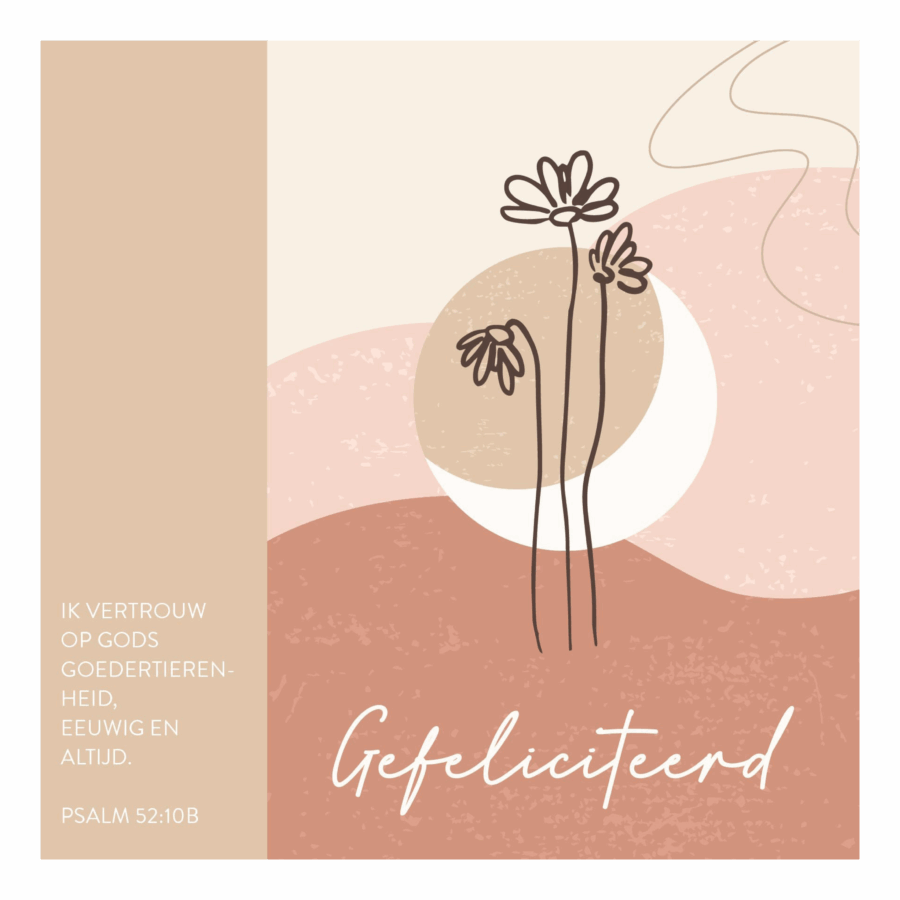 Kaart 'Gefeliciteerd'