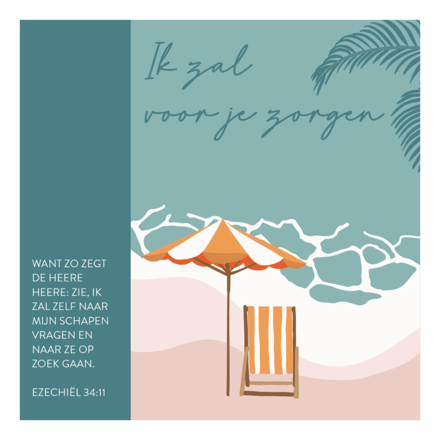 Kaart 'Ik zal voor je zorgen'