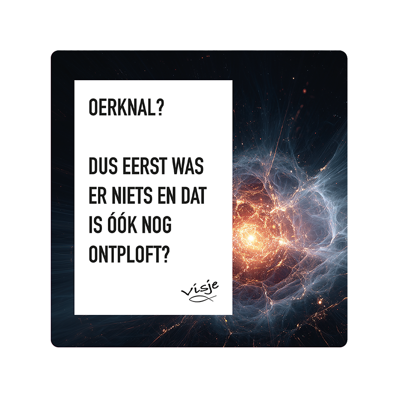 Visje bordje 'Oerknal'