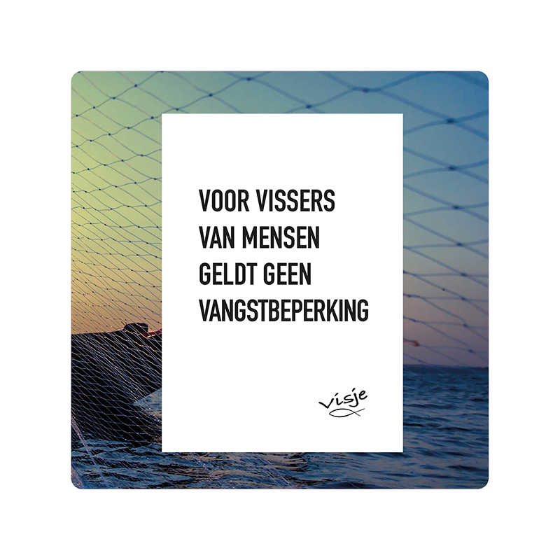 Visje bordje 'Vissers van mensen'