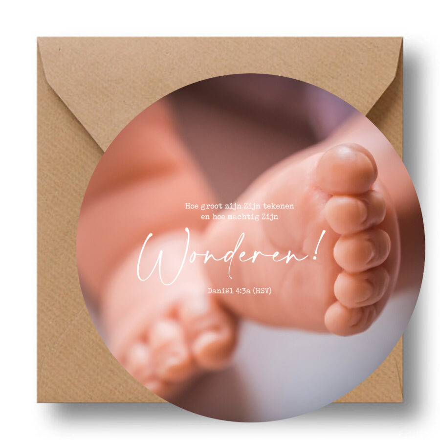 Cirkelcadeau 'Wonderen - baby'